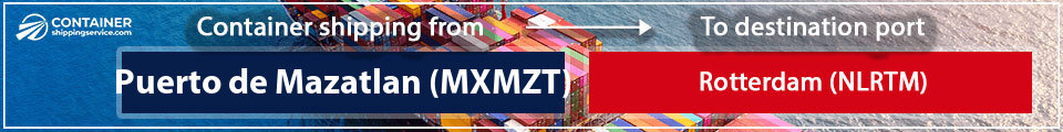from harbor Mazatlan MX MZT to rotterdam NL RTM