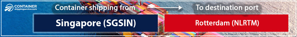 from harbor Singapore SG SIN to rotterdam NL RTM