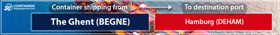 from harbor Ghent BE GNE to hamburg DE HAM